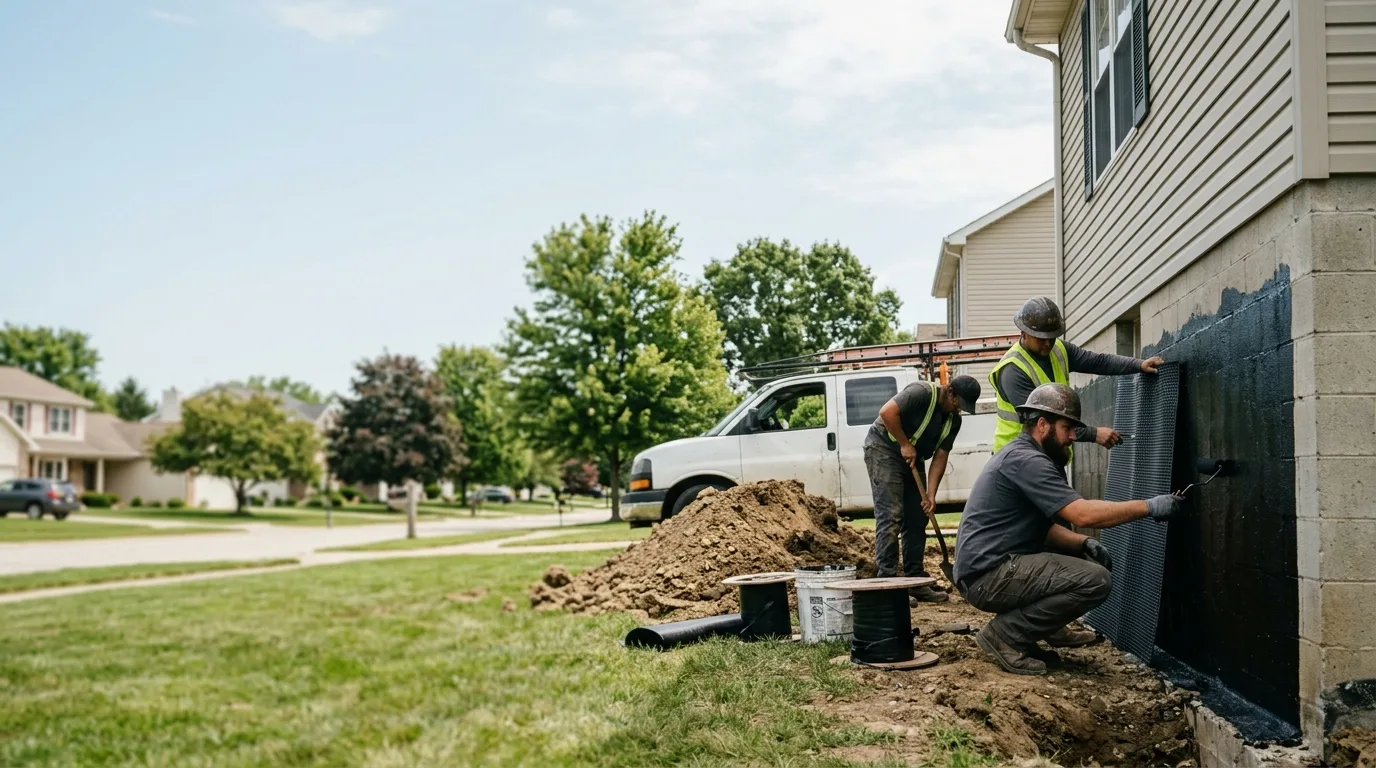 Basement Waterproofing in Maunie, IL near me